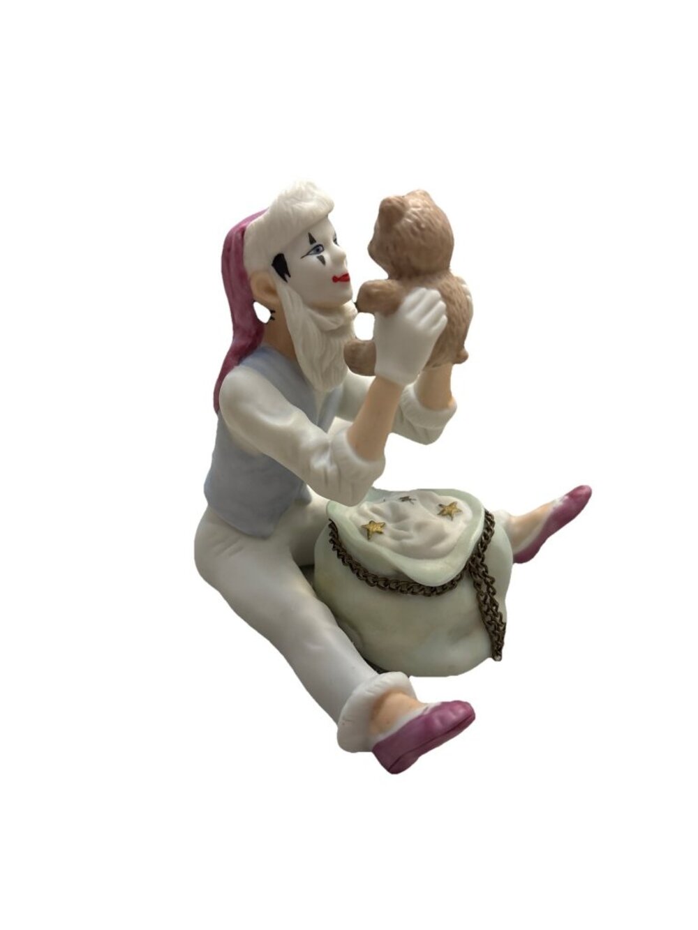 Hallmark Porcelain Figurine The Christmas Time Mime No Box